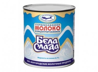 Молоко БЕЛА СЛАДА концентрированное, 300г, 1 штука