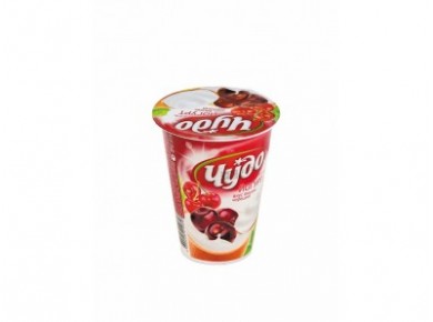 Йогурт ЧУДО вишня черешня, 2,5% 315г, 1 штука