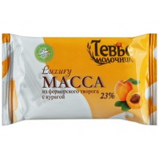 Творожная масса ТЕВЬЕ МОЛОЧНИК Luxury с сахаром и курагой 23%, 200г, 1 штука