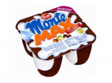 Десерт MONTE MAX с шоколадом и лесными орехами 13,3% 150г, 1 штука