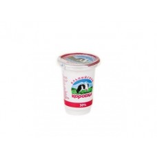 Сметанный продукт АЛЬПИЙСКАЯ КОРОВКА, 30% 400г, 1 штука