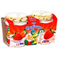 Йогурт РАСТИШКА печенье/клубника,2х117г, 1 штука