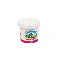 Сметанный продукт АЛЬПИЙСКАЯ КОРОВКА, 30% 900г, 1 штука
