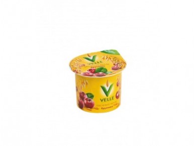 Продукт био овсяный ВЕЛЛЕ густой брусника, 140г, 1 штука