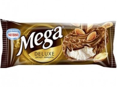 Мороженое МЕГА миндаль, 77г, 1 штука