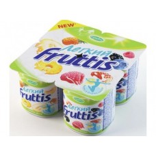 Йогурт FRUTTIS легкий 0,1%, 4х110г, 1 упаковка