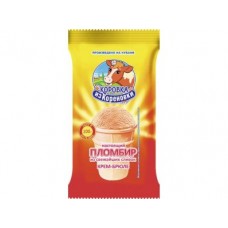 Пломбир КОРОВКА ИЗ КОРЕНОВКИ крем-брюле в стаканчике, 100г, 1 штука