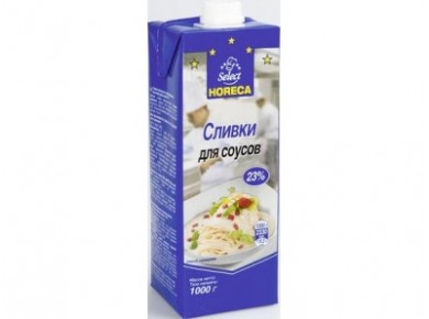 Сливки для соусов HORECA SELECT 23%, 1000г, 1 штука