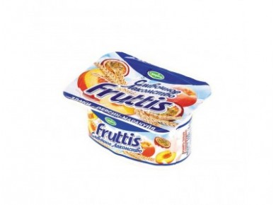 Продукт йогуртный FRUTTIS сливочное/лакомство злаки/персик, 5% 115г, 1 штука