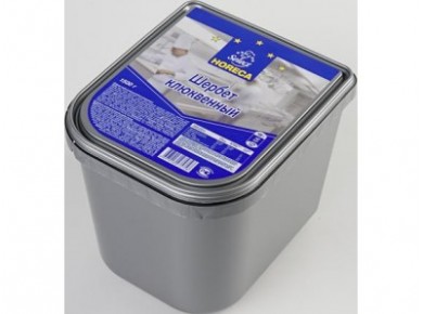 Шербет HORECA SELECT Клюквенный, 1,5кг, 1 штука