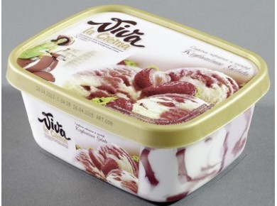 Мороженое VIVA LA CREMA Клубничное, 559г, 1 штука