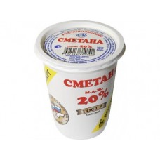 Сметана РОСТАГРОЭКСПОРТ 20%, 500г, 1 штука