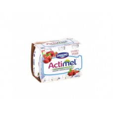 ACTIMEL земляника/шиповник, 100 г, 6 штук