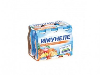 ИМУНЕЛЕ Мультифрукт 1,2%, 100г, 6 штук