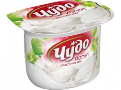 Йогурт ЧУДО Персик/Манго 2,5%, 125г, 1 штука