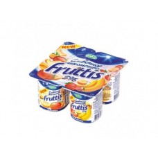Йогурт FRUTTIS манго-дыня/банан-клубника 5%, 4х115г, 1 упаковка