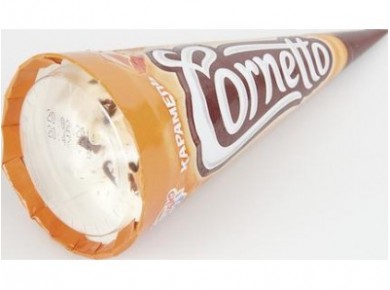 Рожок CORNETTO Карамель, 80г, 1 штука
