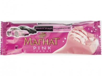Мороженое МАГНАТ Pink эскимо Гранат, 80г, 1 штука