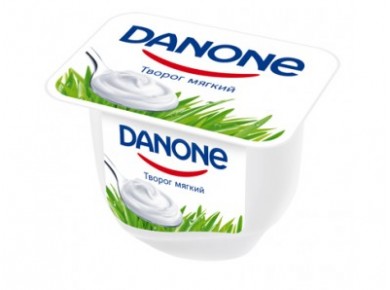 Творог DANONE Мягкий 5%,170г, 1 штука