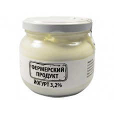 Йогурт ФЕРМЕРСКИЙ ПРОДУКТ 3,2%, 300г, 1 штука