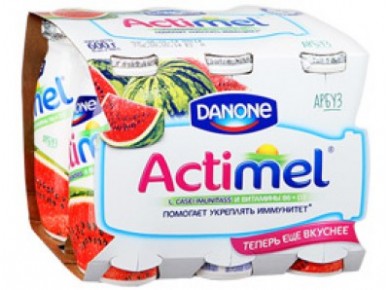 ACTIMEL арбуз, 100 г, 8 штук