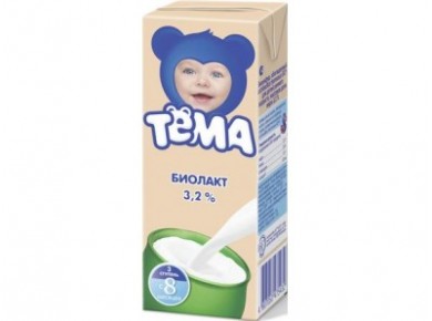 Биолакт ТЕМА 3,2%, 208г, 1 штука
