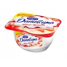 Творожный десерт ДАНИССИМО яблоко-карамель, 130г, 1 штука