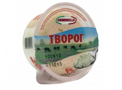 Творог GRANABELLA 9%, 190г, 1 штука