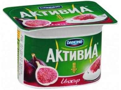 Йогурт АКТИВИА Инжир, 150г, 1 штука