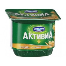 Йогурт АКТИВИА Отруби и злаки, 150г, 1 штука