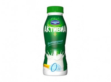 Биопродукт кефирный АКТИВИА 0%, 870 г, 1 штука