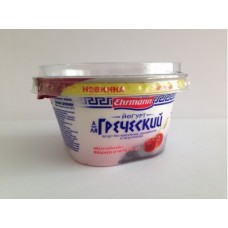Йогурт EHRMANN А-ля Греческий Вишня/Черешня, 140г, 1 штука