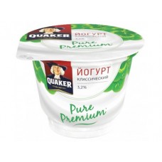Йогурт QUAKER классический 3,2% 180г, 1 штука