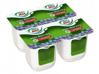 Йогурт BIO MAX Персик 2,5%, 125г, 1 штука