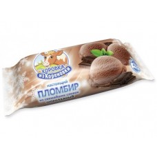 Пломбир КОРОВКА ИЗ КОРЕНОВКИ Шоколадный, 400г, 1 штука
