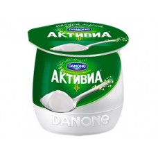 Йогурт АКТИВИА термостатный натуральный, 170г, 1 штука