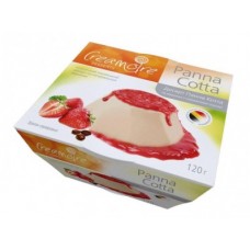 Десерт CREAMOIRE Панна Котта с клубничным соусом, 120г, 1 штука
