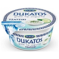 Йогурт DUKAT грческий с огурцом, 150г, 1 штука