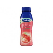 Питьевые йогурты DUKAT клубника, 330г, 1 штука