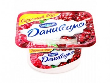 Творожный десерт ДАНИССИМО малина и гранат, 130г, 1 штука