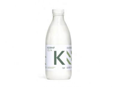 Кефир БРАТЬЯ ЧЕБУРАШКИНЫ 0,1%, 1кг, 1 штука