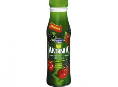Кисломолочный напиток АКТИВИА Злаки 2,2%, 290г, 9 штук