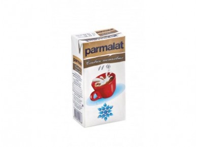 Сливки PARMALAT стерилизованные, 11% 0,5л, 1 штука
