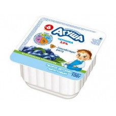 Творог АГУША черника 3,9%, 100г, 1 штука