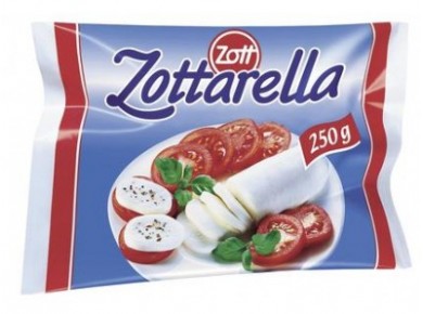 Mozzarella ZOTTARELLA, 250г, 1 штука