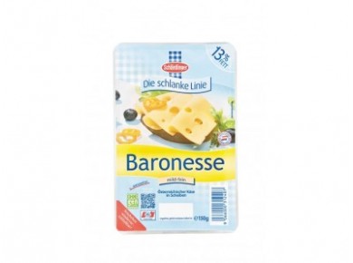 Сыр BARONESS 25% нарезка, 150г, 1 штука