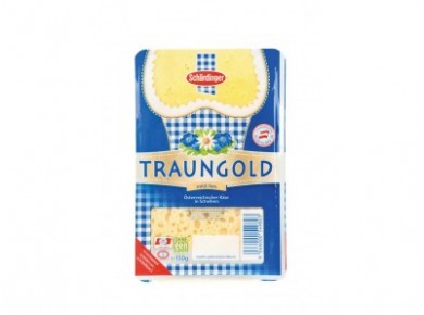 Сыр TRAUNGOLD 45% нарезка, 150г, 1 штука