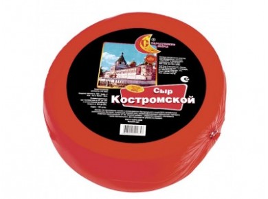 Сыр полутвердый Костромской СТАРОДУБ, ~ 7 кг, 1 кг