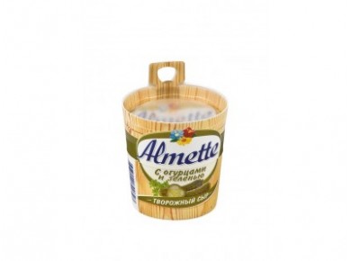 Творожный сыр HOCHLAND ALMETTE Огурцы/Зелень, 150г, 1 штука