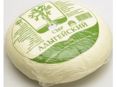 Сыр Адыгейский ЛУГОВАЯ СВЕЖЕСТЬ 18%, 1,3кг, 1 кг